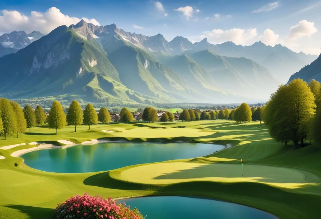 Golf i Liechtenstein och Rhendalen