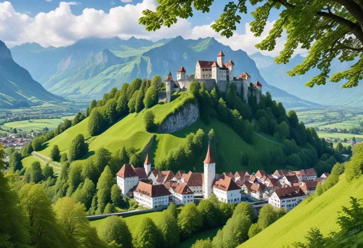 Säkerhet och trygghet i Liechtenstein – enkelt att uppleva illustration