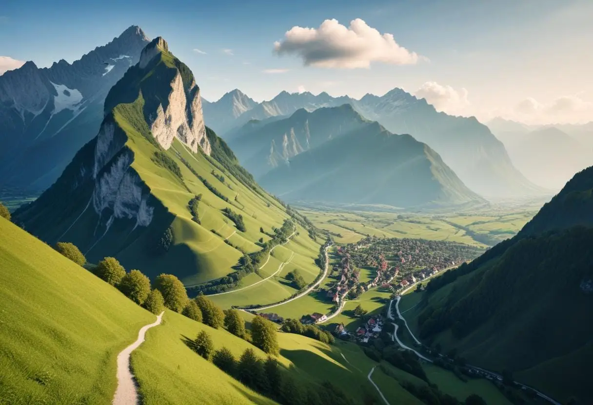 Bergäventyret i Liechtenstein – din nya helgdröm illustration
