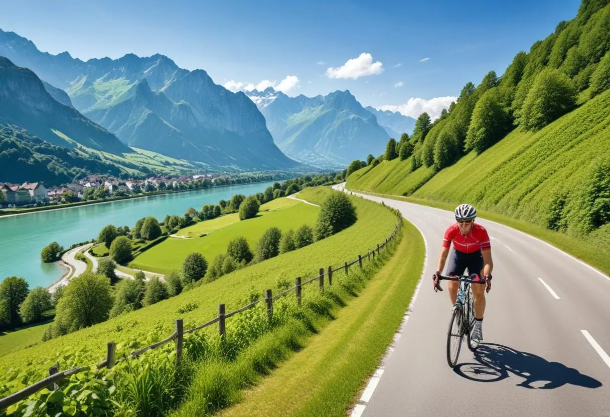 Cykelvänlighet i Liechtenstein illustration